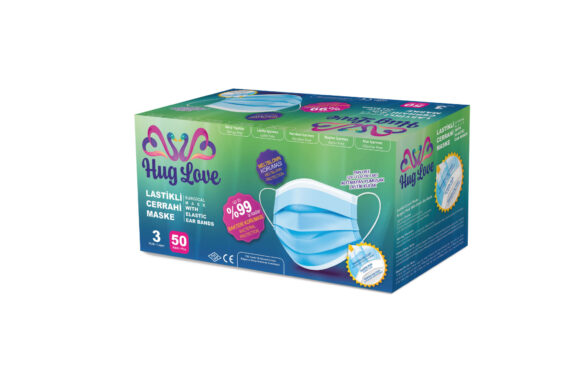 Lastikli Cerrahi Maske